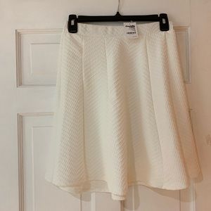 White Skater Skirt